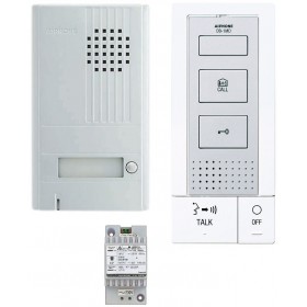 Hager - LCP01F - Kit Interphone 1 logement 1 bouton