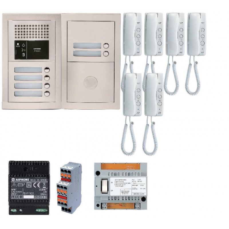 Aiphone GTBA6E Interphone audio 6 logements