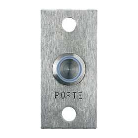 Bouton inox éclairé, encastré AIPHONE