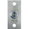 Bouton inox éclairé, encastré AIPHONE