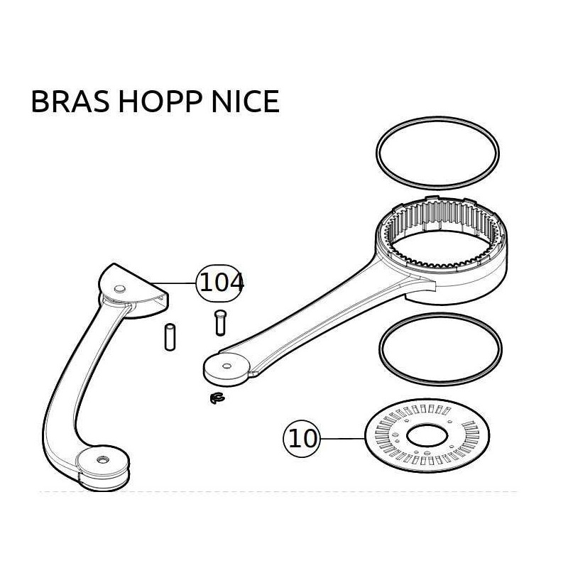 PRHO02 Bras articulé HO7124 NICE