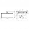 Dimensions des moteurs et des caissons du kit HL251KS9