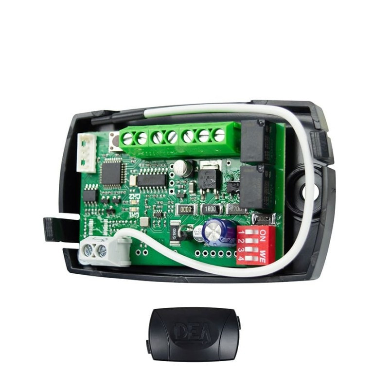 DEA Récepteur 433 MHz 2 canaux 12/24V – 1000 émetteurs