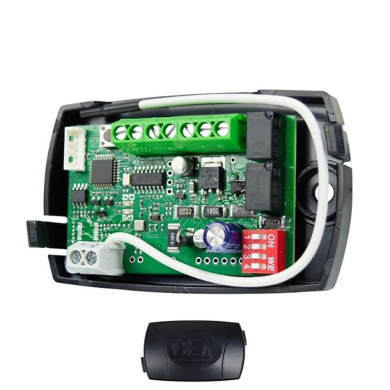 DEA Récepteur 433 MHz 2 canaux 12/24V – 1000 émetteurs