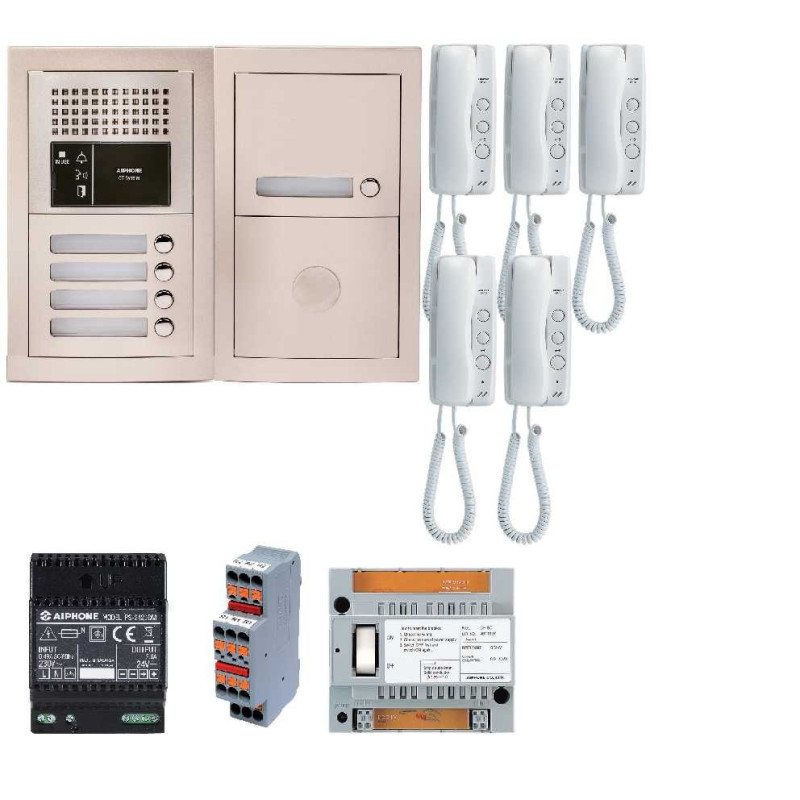 Aiphone GTBA5E interphones collectif 5 postes