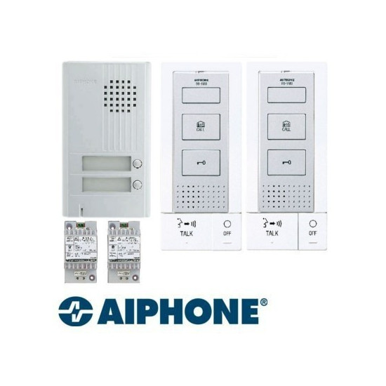 Interphone audio 2 boutons Aiphone