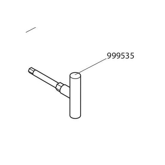 Clé six pans de déverrouillage moteur BL3924