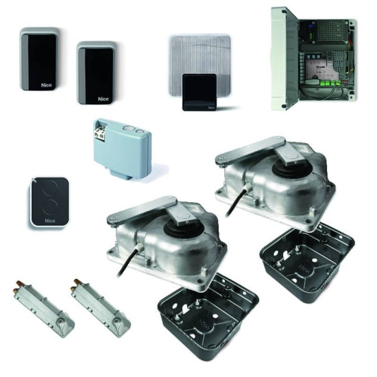 METROPLEX 24V - KIT Nice motorisation portail enterrée Nice
