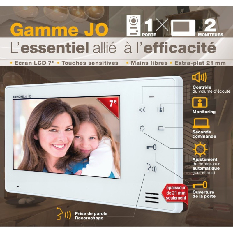  Aiphone JO1FD Poste secondaire pour kit JO