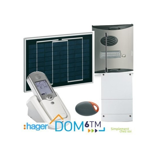 Hager LCP01S - Interphone radio sans fil solaire