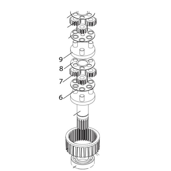 Kit reducteur troisieme etage pour BL3924 Cardin – Pièce 999553