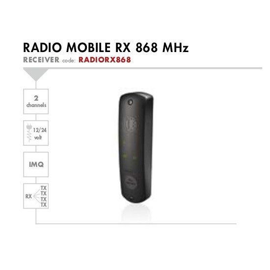 RECEPTEUR RADIO POUR 4 PALPEURS RESISTIFS