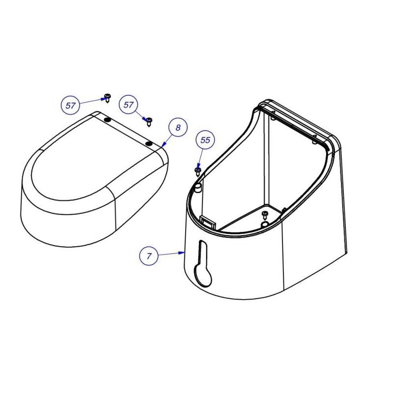Capot supérieur HYKE 7024 Nice