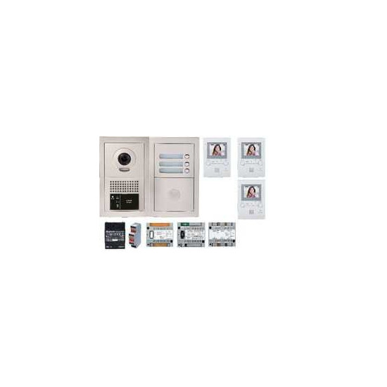 Aperçu rapide AIPHONE GTBV3E VISIOPHONE 3 APPARTEMENTS