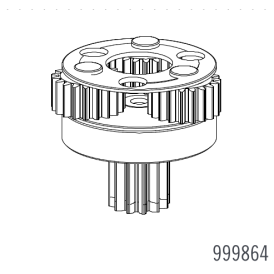 Réducteur 3e étage pour bl824 Cardin – Pièce 999864