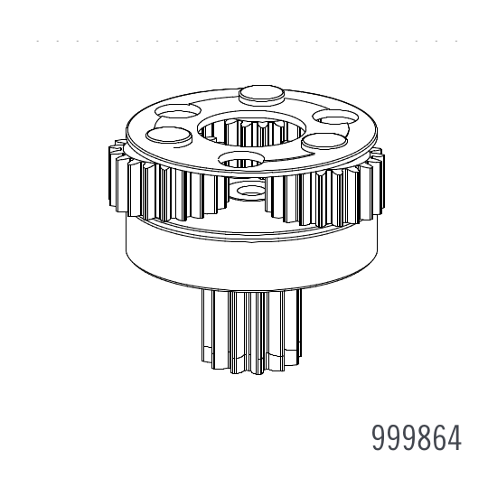 Réducteur 3e étage pour bl824 Cardin – Pièce 999864