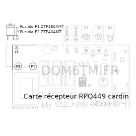 Fusible 160mA pour RPQ449 CARDIN