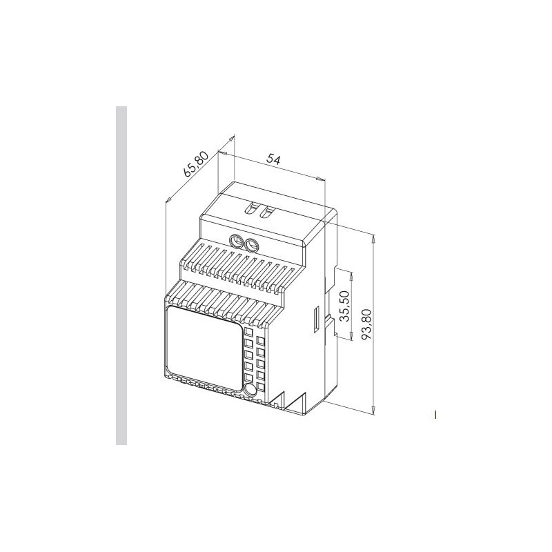 ADD2448 Alimentation DIN230 24VDC