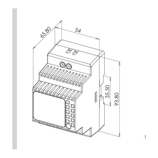 ADD2448 Alimentation DIN230 24VDC