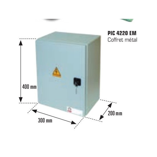 PIC4220  ETME Armoire de commande en coffret métal