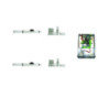 Kit vérin hydraulique DEA 605N 400 mm – Portail battant
