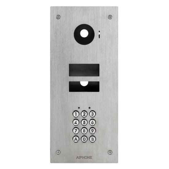 KVKF- AIPHONE - Façade encastrée avec clavier à codes pour kits vidéo JV