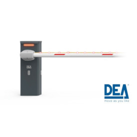 Barrière complète 4m 24V DEA — Kit contrôle d'accès fiable