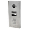 Façade inox saillie avec clavier pour kits vidéo encastrés JV - aiphone
