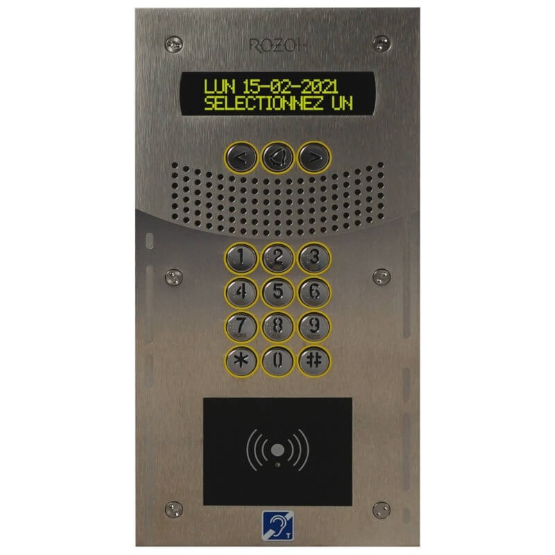 R201-0001 - Interphone vidéo à défilement GSM - Rozoh