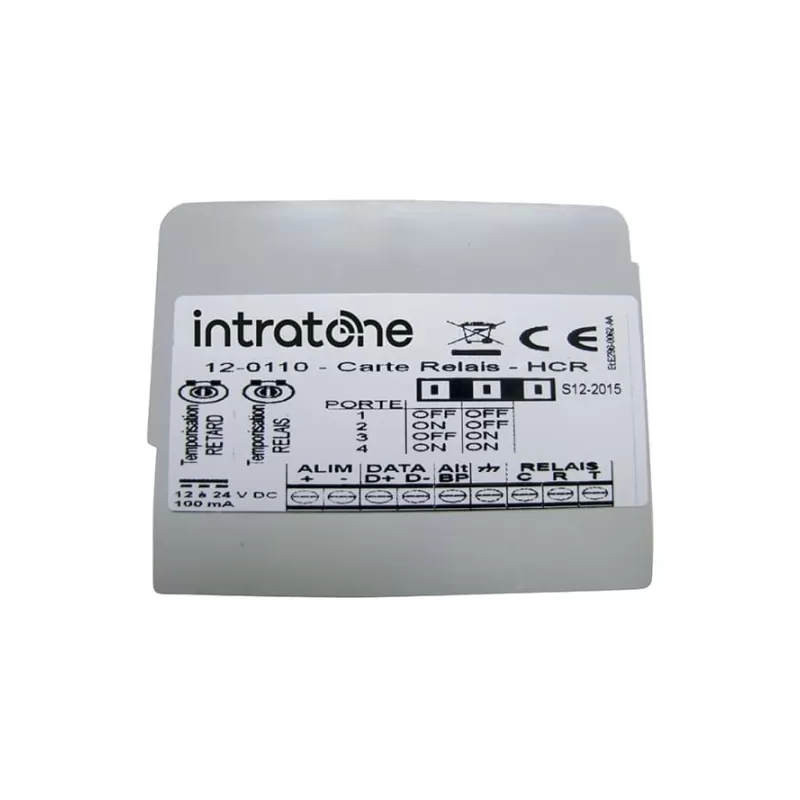 Carte 1 relais supplémentaire pour centrale 1 porte