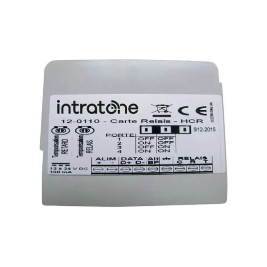 Carte 1 relais supplémentaire pour centrale 1 porte