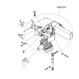 Groupe supérieur câble EL613 Cardin – Pièce détachée 710/EL613