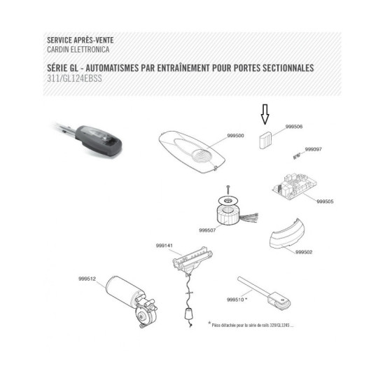 Batterie NiMH 1300mAh 24V pour Cardin GL124EBSS - SLX624