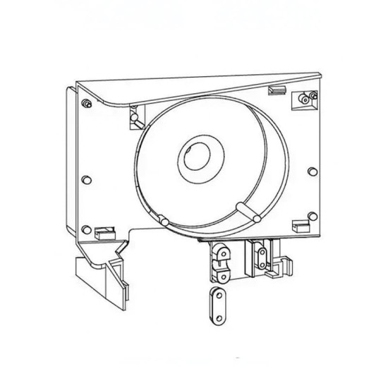 Support programmateur Cardin SLX824 SLX1524 SLX3024 - Pièce