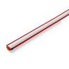 Lisse aluminium 7 m pour barrières - raccord ELDOMLDG Cardin