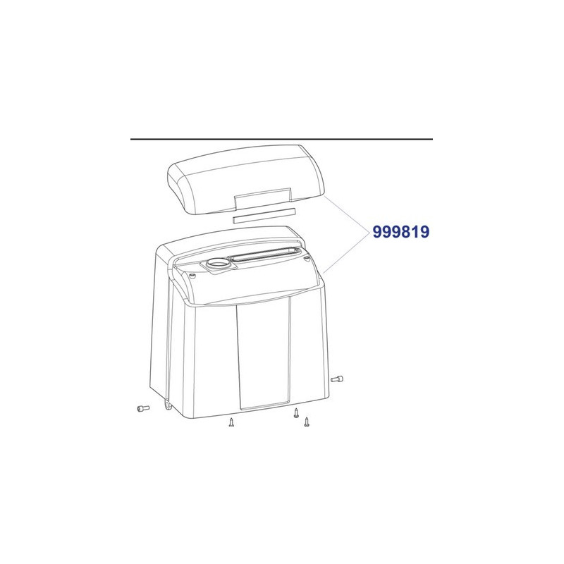 Capot moteur Cardin SLX24DRACO - Cache vitre pour portail