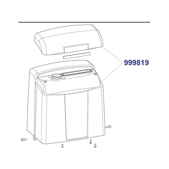 Capot moteur Cardin SLX24DRACO - Cache vitre pour portail