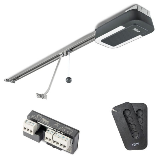 Kit motorisation pour porte sectionnelle spider 1200 avec wifi - nice