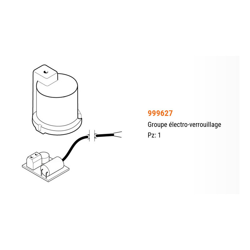 Groupe électro-verrouillage BL824 Cardin – Moteur portail battant 24V
