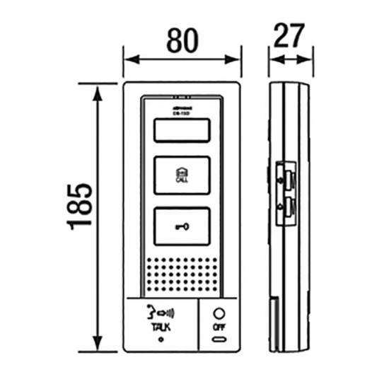  Combiné maître mains-libres DB