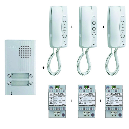 Kit audio 3 logements