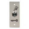 Bouton poussoir inox encastré