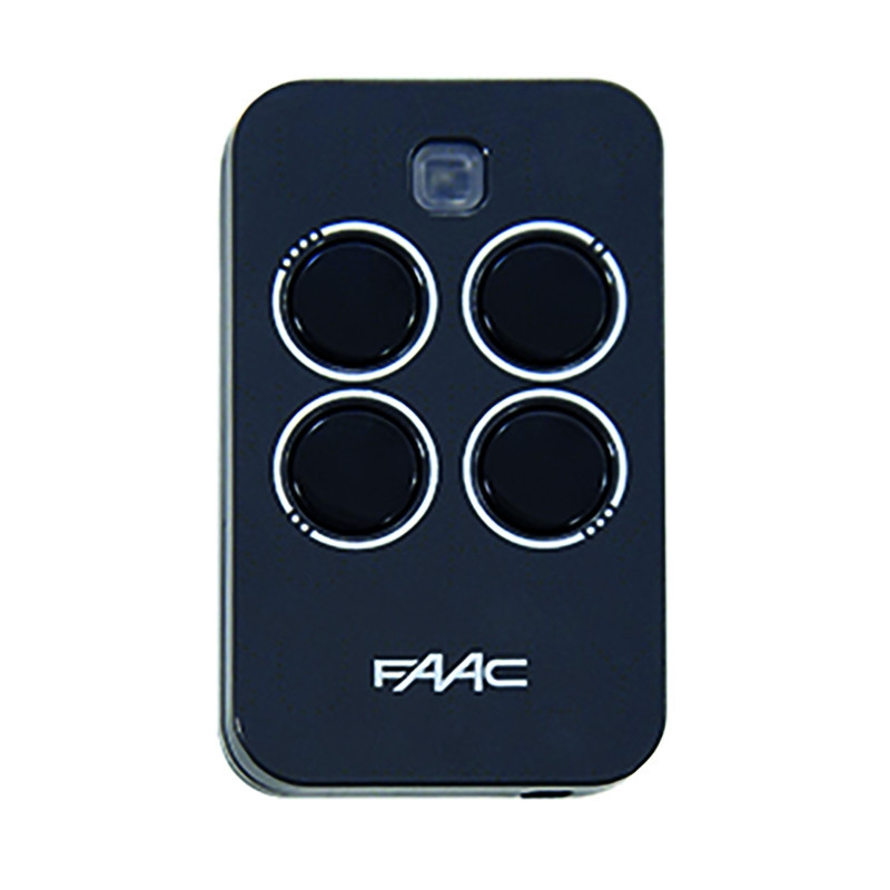 Télécommande FAAC XT4433RC – 433,92 MHz, 4 boutons · Rolling Code