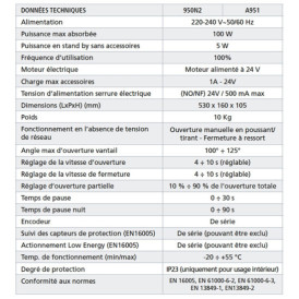 FAAC A951 – Automatisme opérateur porte piétonne battante (2)