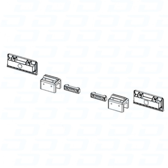 Aimant Plaque FDC FAAC (la paire) 740/720/746/844/721 - Réf 63001035