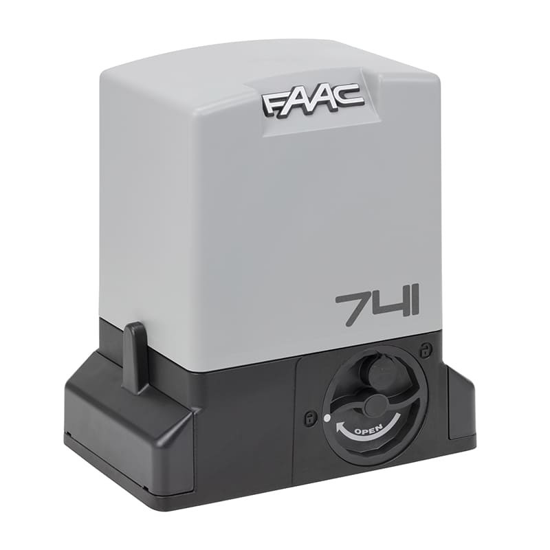 Moteur 741 Z16 avec encodeur FAAC - Portail coulissant 900 kg