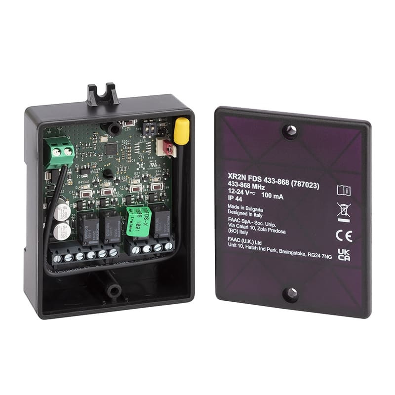 Récepteur radio FAAC XR2N FDS – Compatible XR2868C 433/868MHz