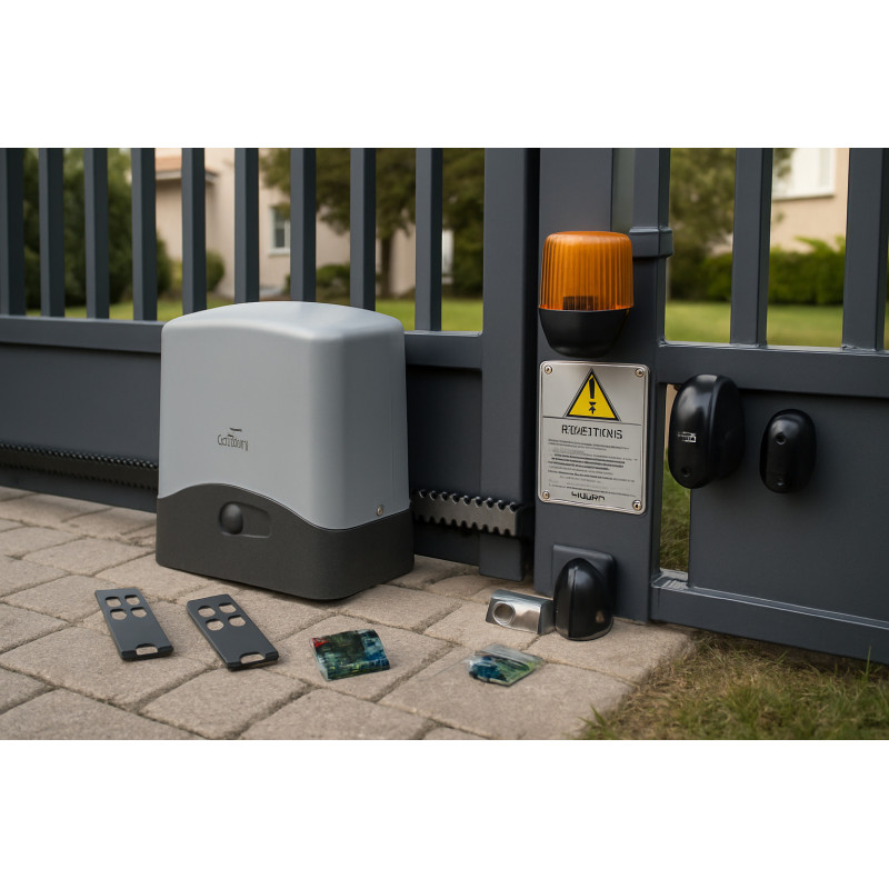 KT-SLACEFAST: Motorisation 24V rapide pour portail coulissant Cardin