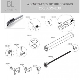 Motorisation Cardin 200 BL224ESB 