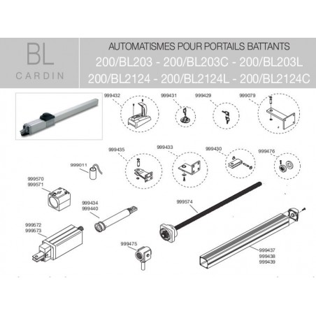 Bloc réducteur BL203